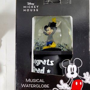 Disney Mickey Mouse Musical Waterglobe -- #1253